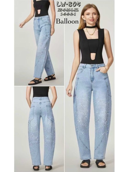 Jeansy damskie , size xs-xl, paczka 10szt,