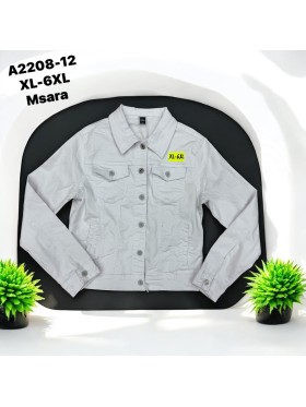 Kurtki Jeansowe damskie M'sara , size xl-6xl, paczka 10szt,