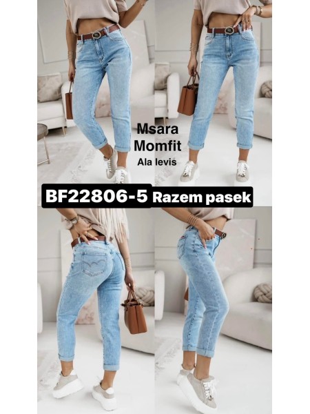 Jeansy damskie M'sara, size XS-XL, paczka 10szt,