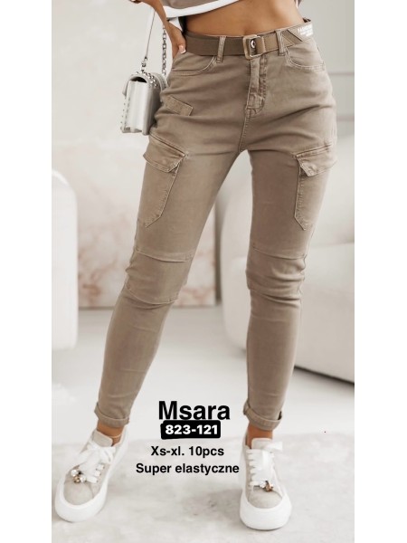 Jeansy damskie M'sara, size XS-XL, paczka 10szt,
