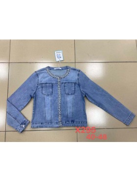 Kurtki Jeansowe damskie  , size 40-48, paczka 10szt,
