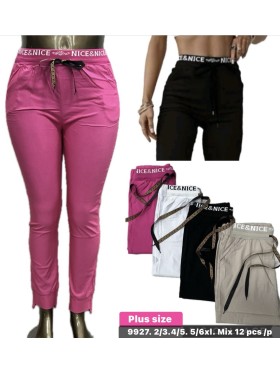 Spodnie damskie , size 2-6XL, paczka 12szt,mix kolor
