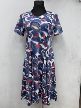 Sukienki damskie Polskie, Size 44-50, paczka 4szt 1kolor