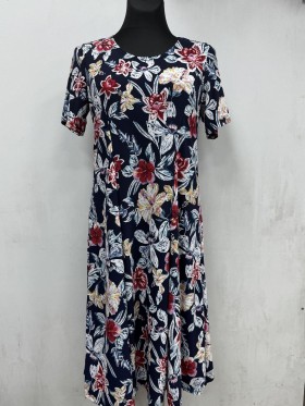 Sukienki damskie Polskie, Size 44-50, paczka 4szt 1kolor