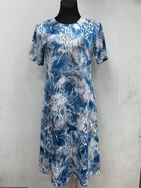 Sukienki damskie Polskie, Size 44-52, paczka 5szt 1kolor