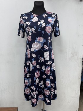 Sukienki damskie Polskie, Size 44-52, paczka 5szt 1kolor