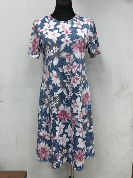 Sukienki damskie Polskie, Size 44-52, paczka 5szt 1kolor