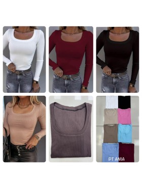 Bluzki damskie polskie, size s-l, paczka 5szt,mix kolor