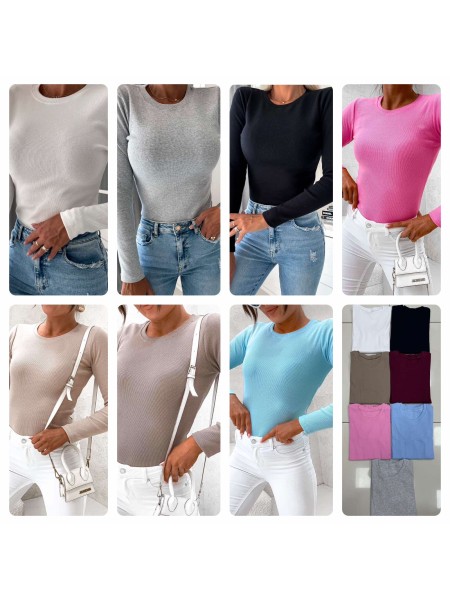 Bluzki damskie polskie, size s-l, paczka 5szt,mix kolor