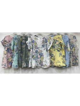 Bluzki damskie Polskie, Size uni, paczka 6szt mix kolor