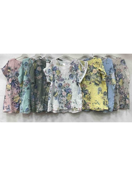 Bluzki damskie Polskie, Size uni, paczka 6szt mix kolor