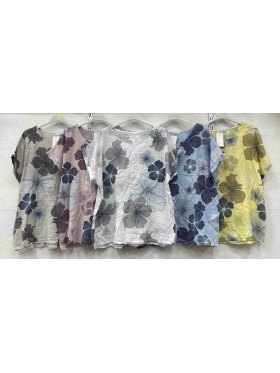 Bluzki damskie Polskie, Size uni, paczka 6szt mix kolor