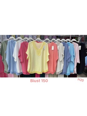 Bluzki damskie Polskie, Size uni, paczka 6szt mix kolor