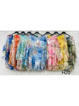 Bluzki damskie Polskie, Size uni, paczka 6szt mix kolor