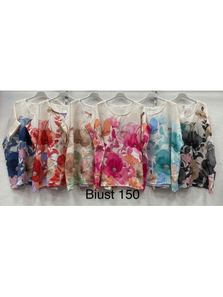 Bluzki damskie Polskie, Size uni, paczka 6szt mix kolor
