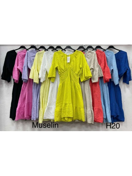 Sukienki damskie Polskie, Size uni, paczka 6szt mix kolor