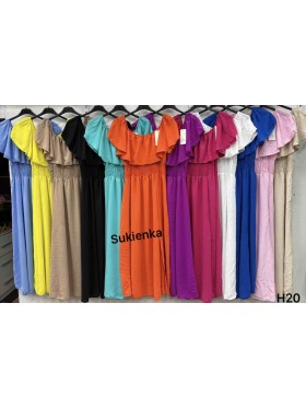 Sukienki damskie Polskie, Size uni, paczka 6szt mix kolor