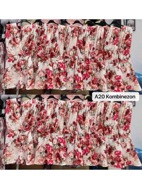 Kombinezony damskie Włoski, size uni, paczka 6szt, 1 kolor