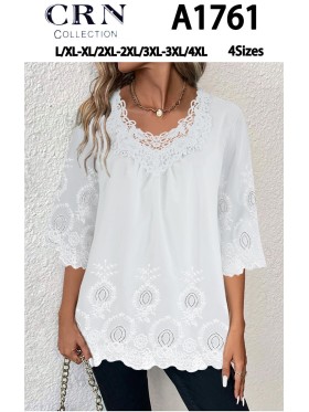 Bluzki damskie Polskie, Size l-4xl, paczka 12szt mix kolor