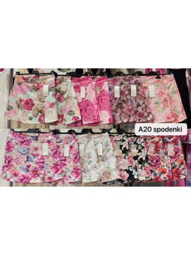 Spodenki damskie Włoski, size uni, paczka 6szt, mix kolor