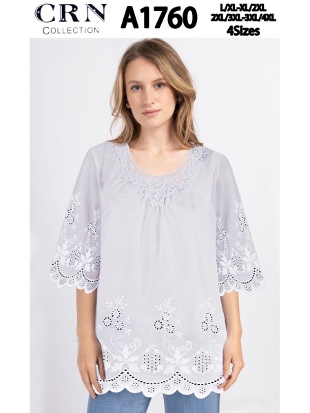 Bluzki damskie Polskie, Size l-4xl, paczka 12szt mix kolor