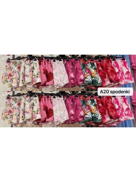Spodenki damskie Włoski, size uni, paczka 6szt, mix kolor