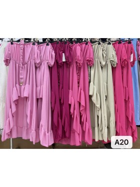 Sukienki damskie Włoski, size uni, paczka 6szt, mix kolor
