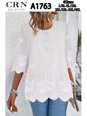 Bluzki damskie Polskie, Size l-4xl, paczka 12szt mix kolor