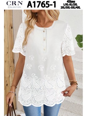 Bluzki damskie Polskie, Size l-4xl, paczka 12szt mix kolor