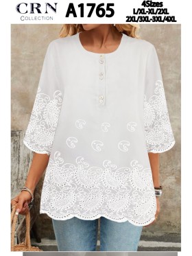 Bluzki damskie Polskie, Size l-4xl, paczka 12szt mix kolor