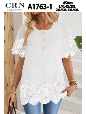 Bluzki damskie Polskie, Size l-4xl, paczka 12szt mix kolor