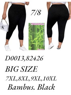Legginsy damskie , size 7-10XL, paczka 12szt,1kolor