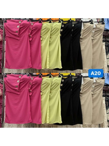 Sukienki damskie Włoski, size uni, paczka 6szt, mix kolor