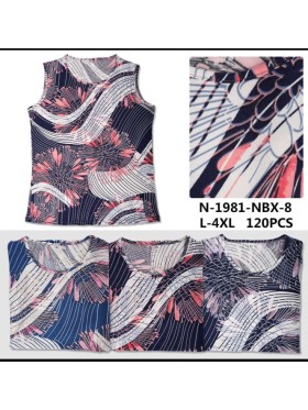 Bluzki damskie Polskie, Size l-4xl, paczka 12szt mix kolor