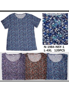 Bluzki damskie Polskie, Size l-4xl, paczka 12szt mix kolor