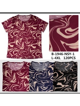 Bluzki damskie Polskie, Size l-4xl, paczka 12szt mix kolor