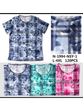 Bluzki damskie Polskie, Size l-4xl, paczka 12szt mix kolor