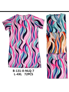Sukienki damskie Polskie, Size l-4xl, paczka 12szt mix kolor