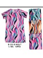 Sukienki damskie Polskie, Size l-4xl, paczka 12szt mix kolor