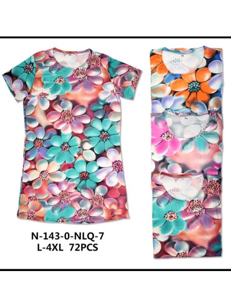 Sukienki damskie Polskie, Size l-4xl, paczka 12szt mix kolor