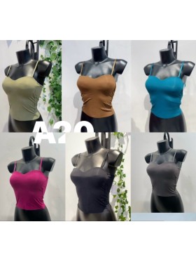 Bluzki damskie Włoski, size uni, paczka 6szt, mix kolor