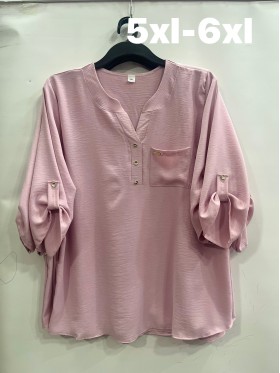 Bluzki damskie Polskie, Size 5xl-6xl, paczka 6szt 1kolor