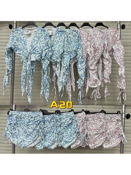 Komplety damskie Włoski, size uni, paczka 6szt, mix kolor