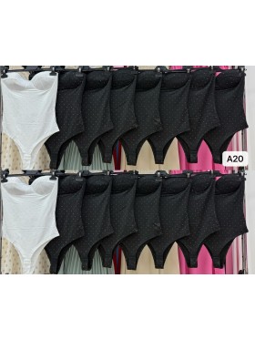 Body damskie Włoski, size uni, paczka 6szt, mix kolor