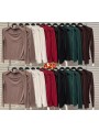 Bluzki damskie Włoski, size uni, paczka 6szt, mix kolor
