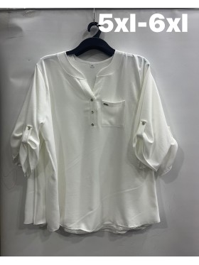 Bluzki damskie Polskie, Size 5xl-6xl, paczka 6szt 1kolor