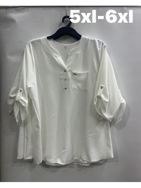 Bluzki damskie Polskie, Size 5xl-6xl, paczka 6szt 1kolor