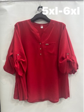 Bluzki damskie Polskie, Size 5xl-6xl, paczka 6szt 1kolor