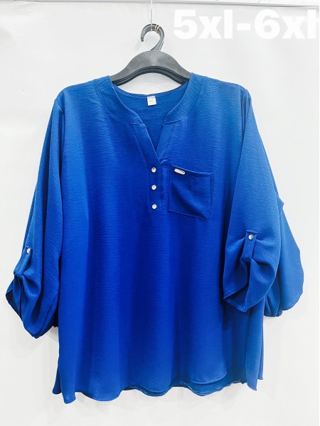 Bluzki damskie Polskie, Size 5xl-6xl, paczka 6szt 1kolor