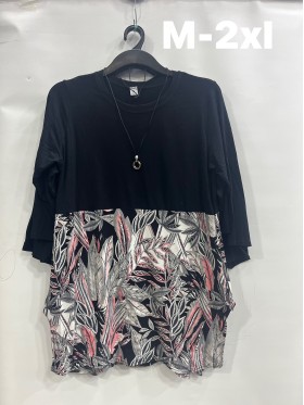 Tuniki damskie Polskie, Size m-2xl, paczka 4szt 1kolor